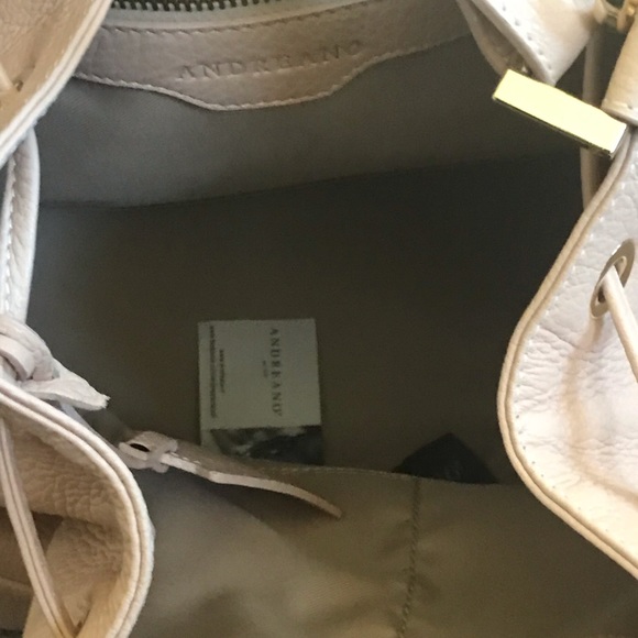 ALL 5* SELLER NEW Italy ANDREANO pink leather bag! - Picture 6 of 8